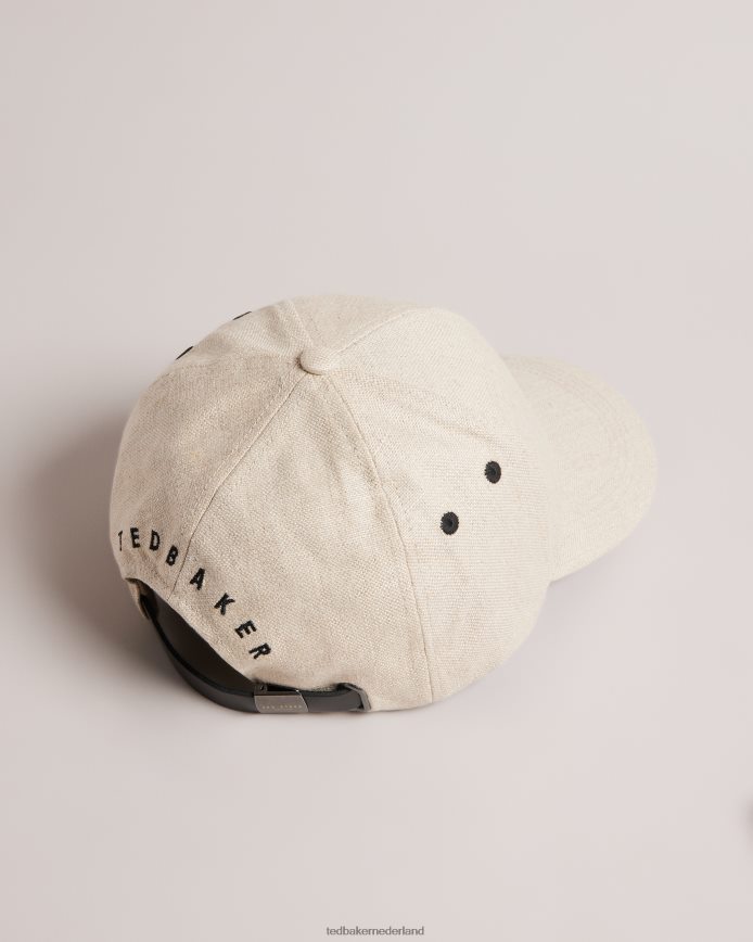 Ted Baker Briann linnen baseballpet ecru accessoires Heren 6R02N2021