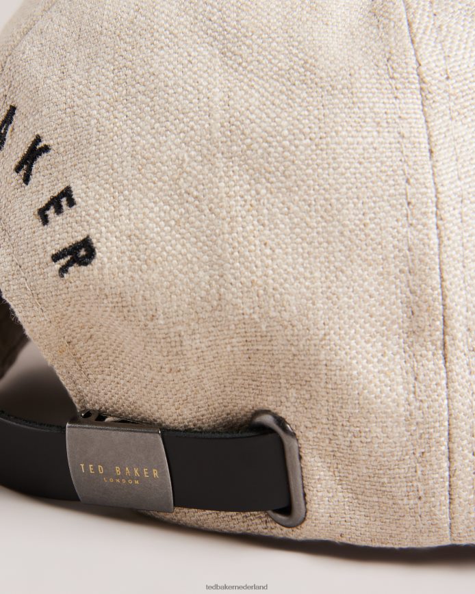 Ted Baker Briann linnen baseballpet ecru accessoires Heren 6R02N2021