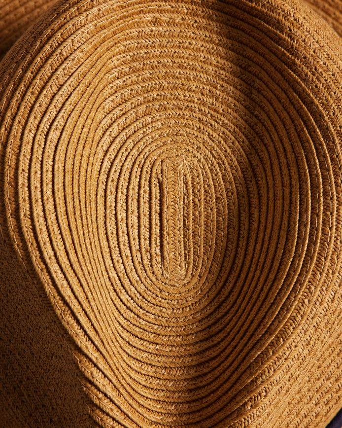 Ted Baker Hurrica strohoed bruinen accessoires Heren 6R02N1837