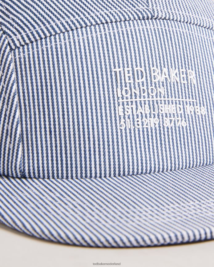 Ted Baker declann pet met krijtstreep grijs accessoires Heren 6R02N2010