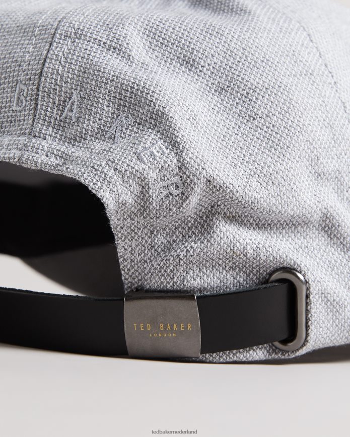 Ted Baker honkbalpet van geld grijs accessoires Heren 6R02N1944