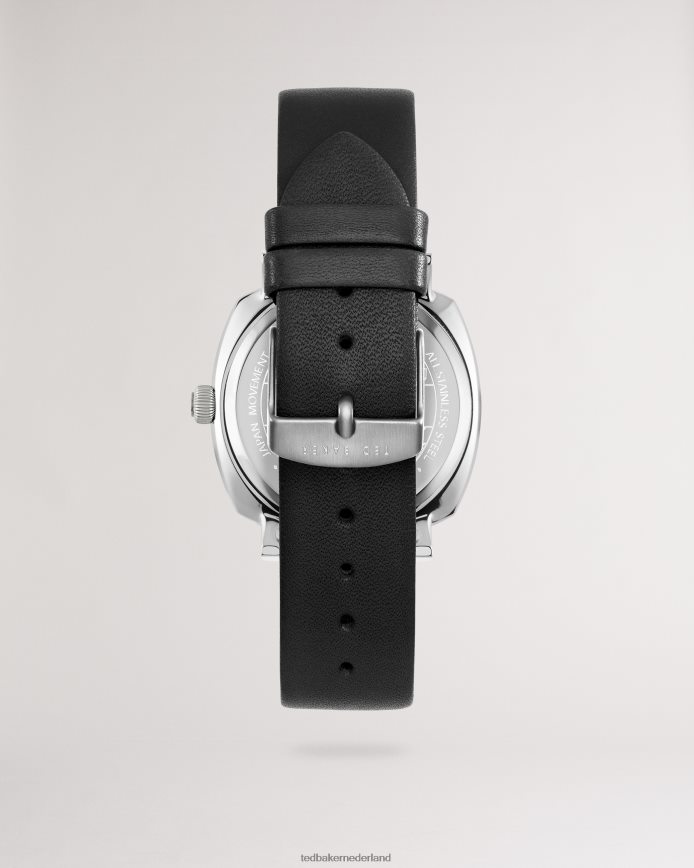 Ted Baker Timi zwart horloge met gladde leren band zwart accessoires Heren 6R02N2052