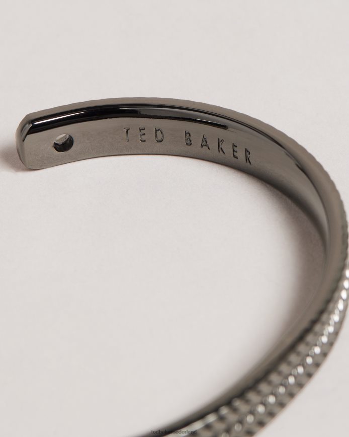 Ted Baker Gymmy geweven armband met reliëf zwart accessoires Heren 6R02N1941