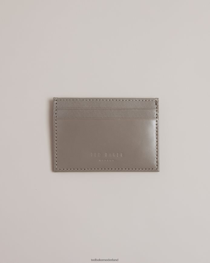 Ted Baker Tencard lasergeëtste kaarthouder houtskool accessoires Heren 6R02N2030