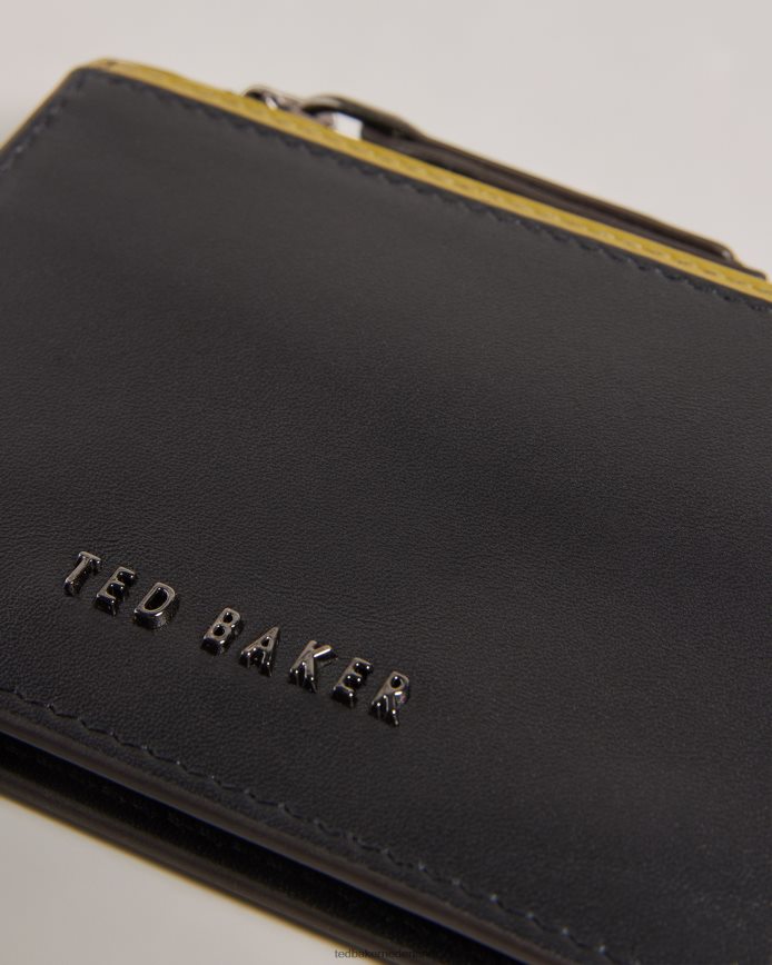 Ted Baker finnis kaarthouder met contrastdetail zwart accessoires Heren 6R02N1938