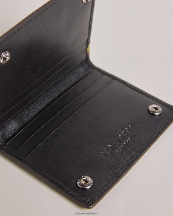 Ted Baker finnis kaarthouder met contrastdetail zwart accessoires Heren 6R02N1938