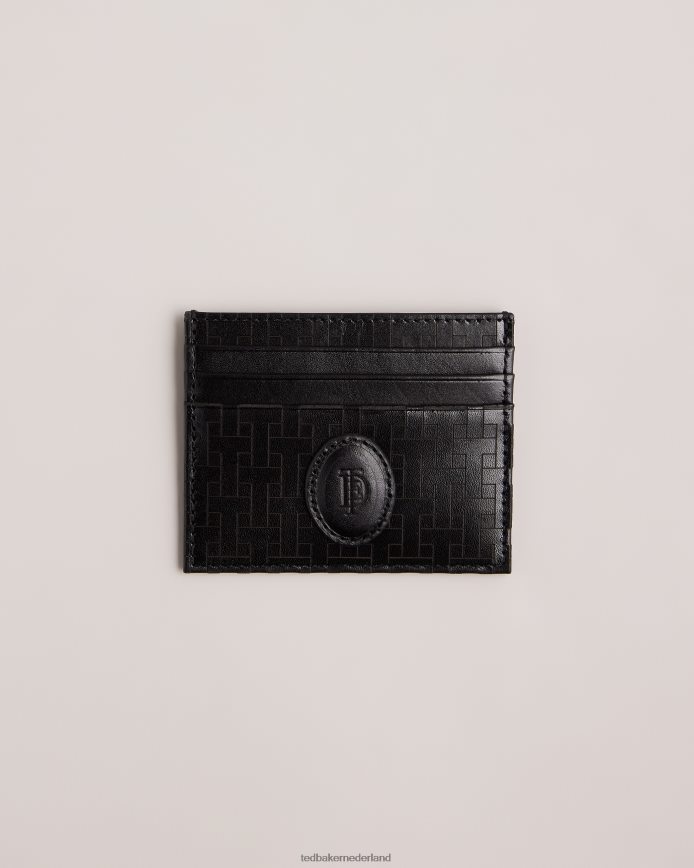 Ted Baker tobies t monogram kaarthouder zwart accessoires Heren 6R02N1971