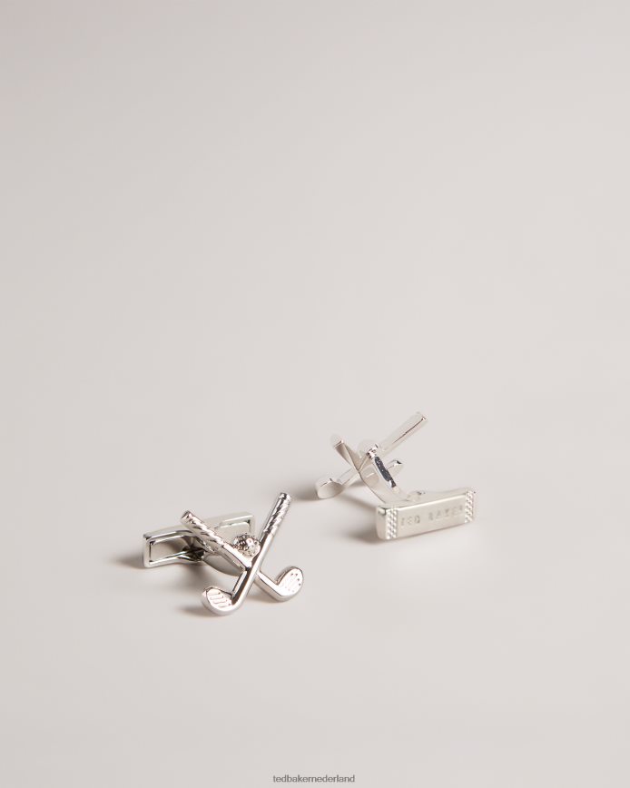 Ted Baker golffy golfmanchetknopen zilver accessoires Heren 6R02N1980