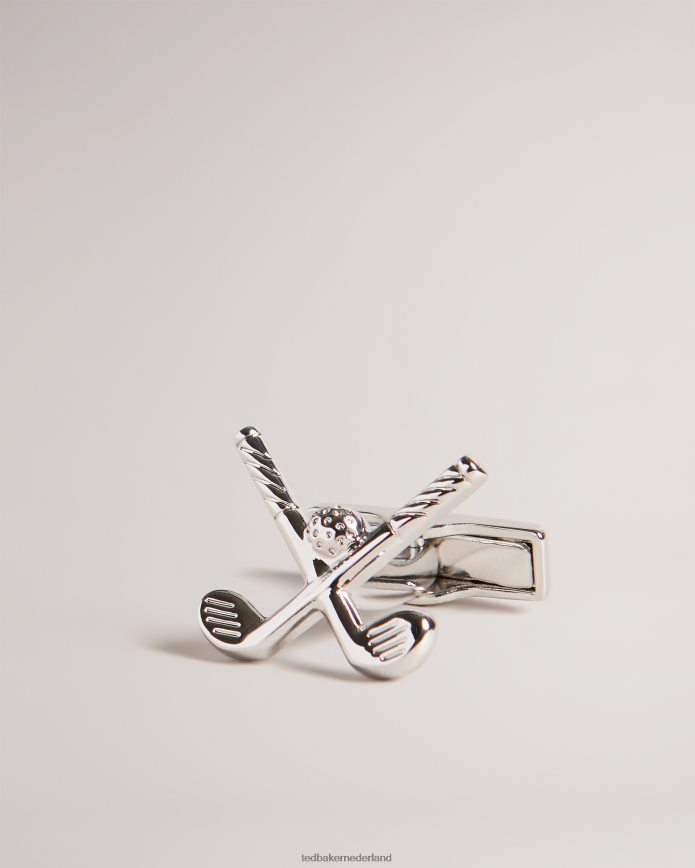Ted Baker golffy golfmanchetknopen zilver accessoires Heren 6R02N1980
