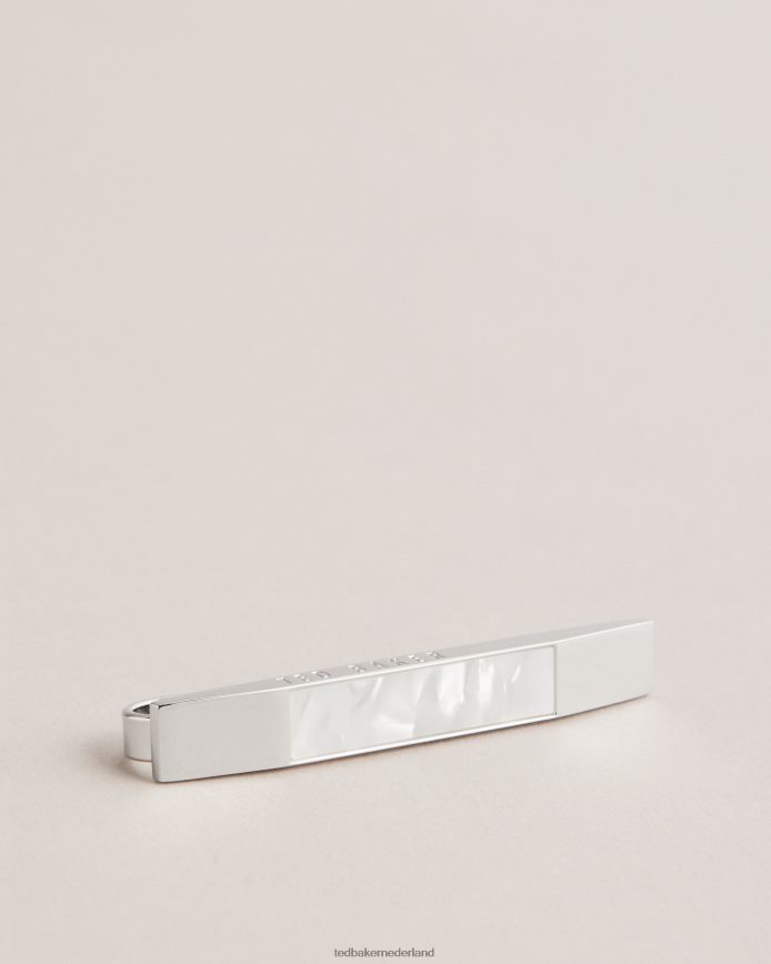 Ted Baker presbar gemarmerde trekstang zilvere kleur accessoires Heren 6R02N1942