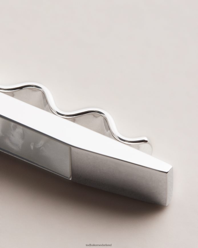 Ted Baker presbar gemarmerde trekstang zilvere kleur accessoires Heren 6R02N1942