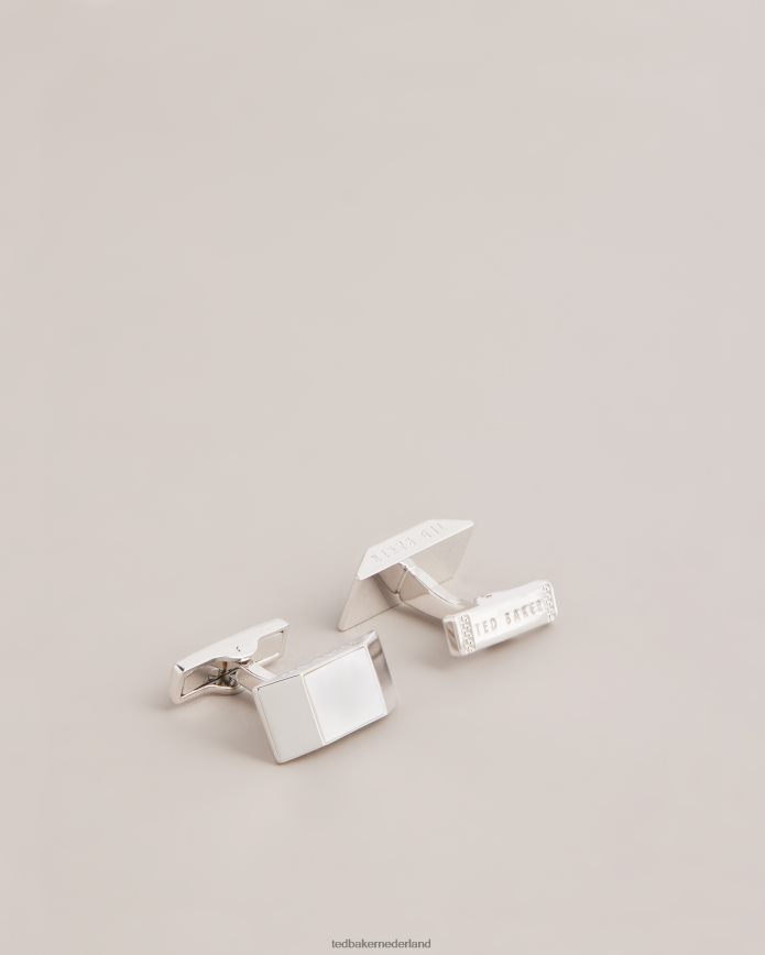 Ted Baker presus geometrische manchetknopen zilvere kleur accessoires Heren 6R02N1891