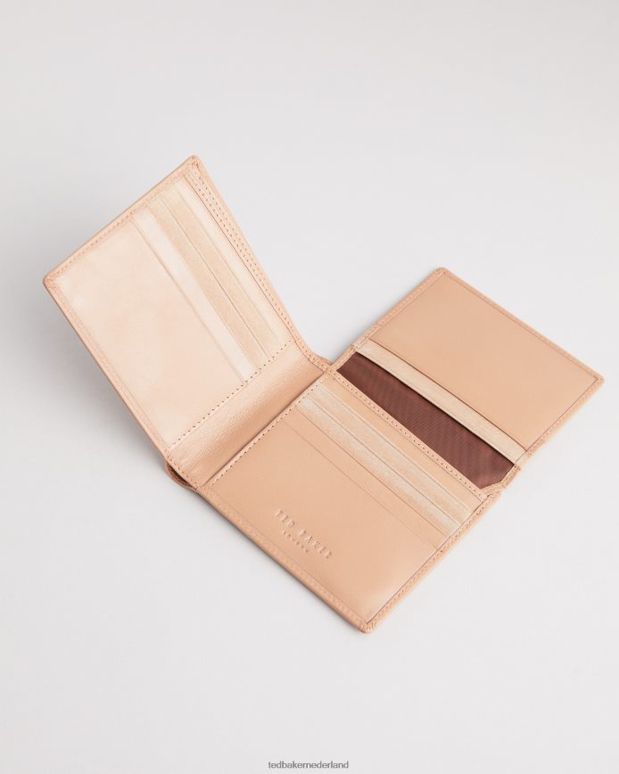 Ted Baker Sammed gevouwen leren portemonnee natuurlijk accessoires Heren 6R02N2076