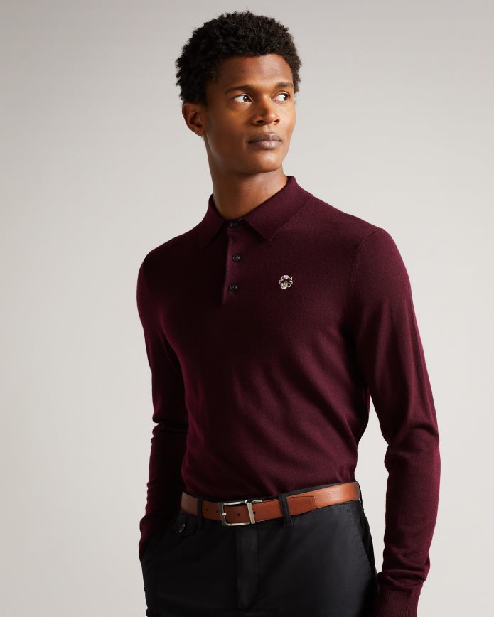 Ted Baker Omkeerbare leren riem van Karmer bruinen accessoires Heren 6R02N1842