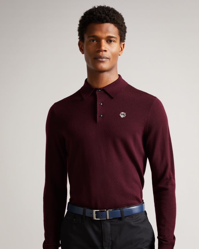 Ted Baker Omkeerbare leren riem van Karmer bruinen accessoires Heren 6R02N1842