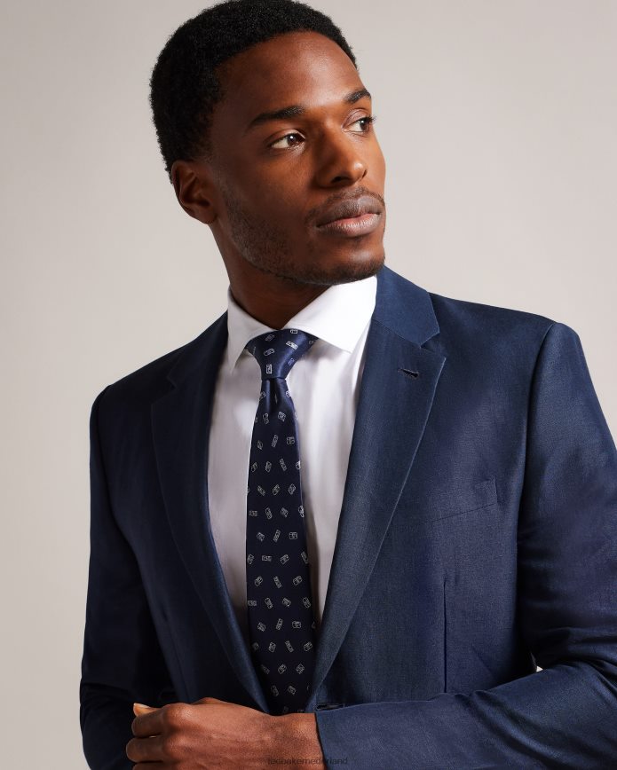 Ted Baker hubert jacquard cameradas marine accessoires Heren 6R02N2000