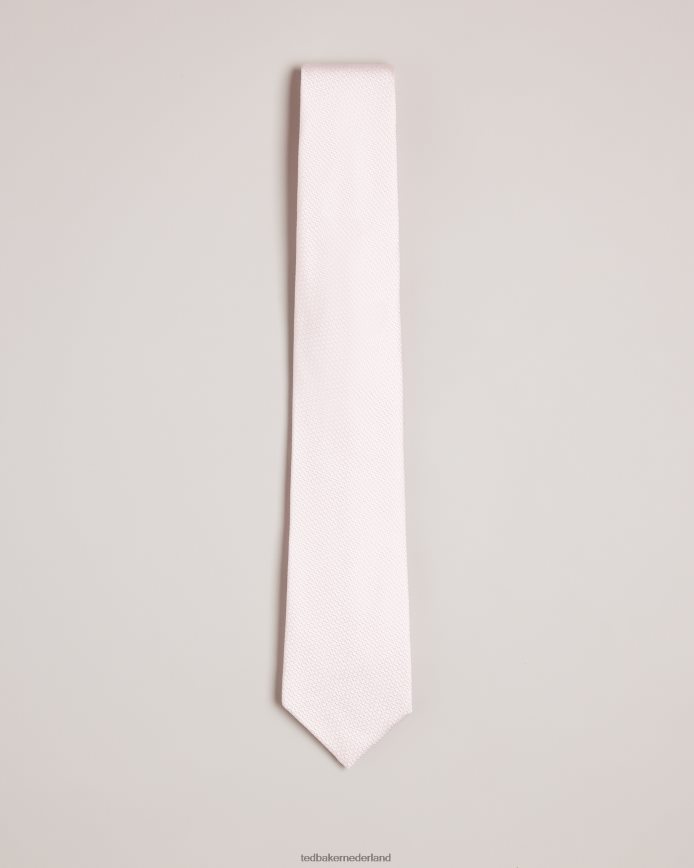 Ted Baker phillo getextureerde stropdas donker roze accessoires Heren 6R02N1960