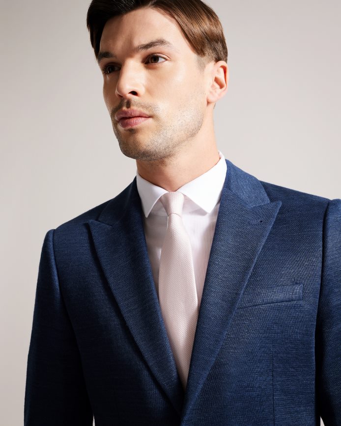 Ted Baker phillo getextureerde stropdas donker roze accessoires Heren 6R02N1960