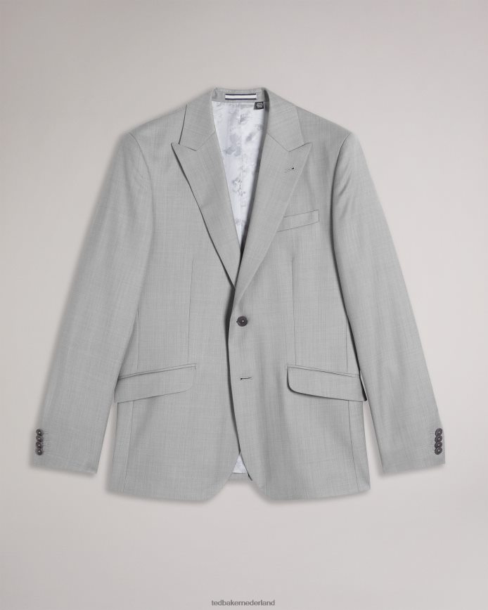 Ted Baker Byronj scheerwollen blazer lichtgrijs kleding Heren 6R02N1368
