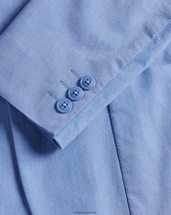 Ted Baker Pacoshot katoenen blazer blauw kleding Heren 6R02N1455