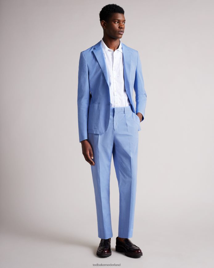 Ted Baker Pacoshot katoenen blazer blauw kleding Heren 6R02N1455