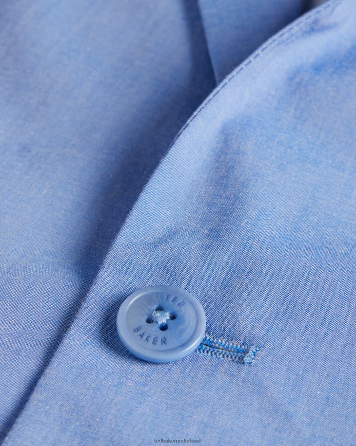 Ted Baker Pacoshot katoenen blazer blauw kleding Heren 6R02N1455