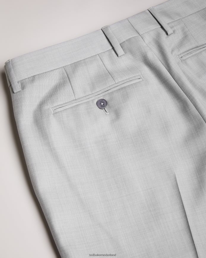 Ted Baker Byront slim-fit wollen broek lichtgrijs kleding Heren 6R02N1411