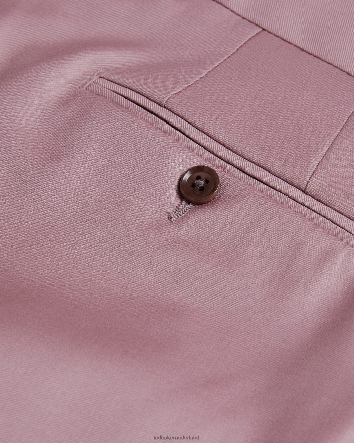 Ted Baker Ignacet pantalon van puur wol roze kleding Heren 6R02N1552
