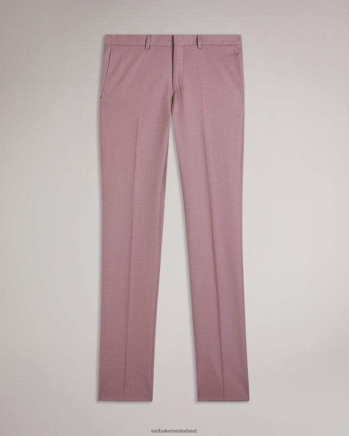 Ted Baker Ignacet pantalon van puur wol roze kleding Heren 6R02N1552