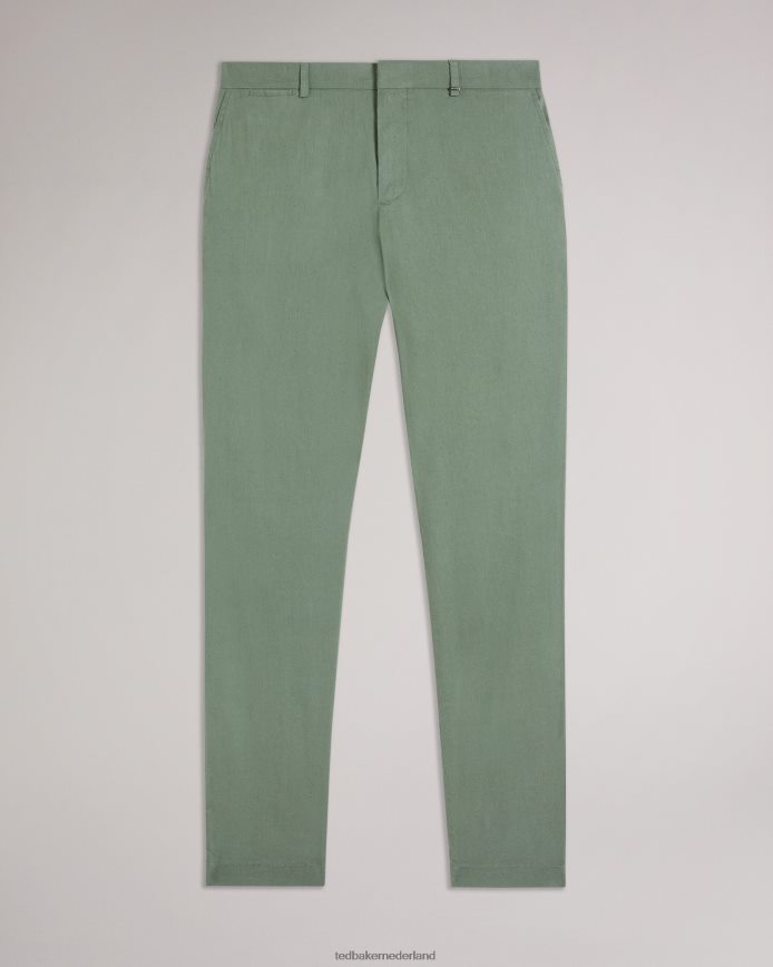 Ted Baker Kimmel elastische broek van linnenmix licht groen kleding Heren 6R02N1390