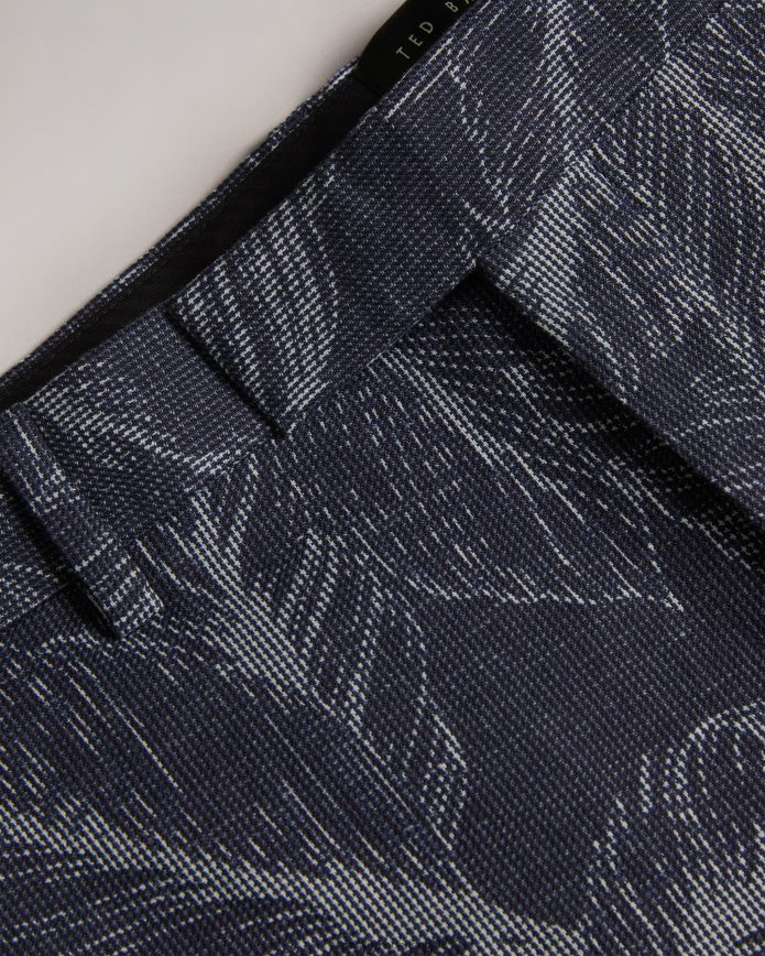 Ted Baker Postot Leaf pantalon marine kleding Heren 6R02N1604