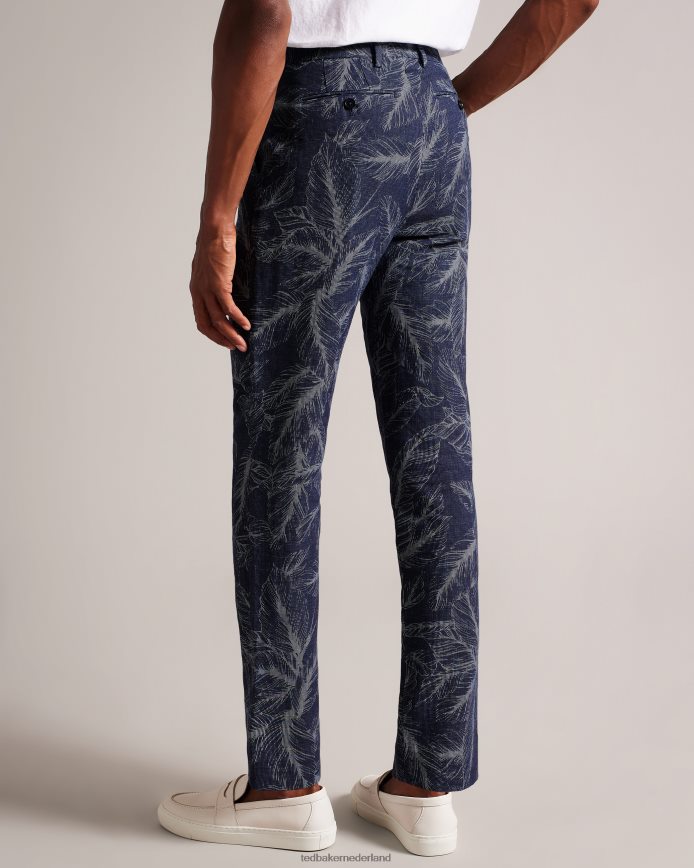 Ted Baker Postot Leaf pantalon marine kleding Heren 6R02N1604