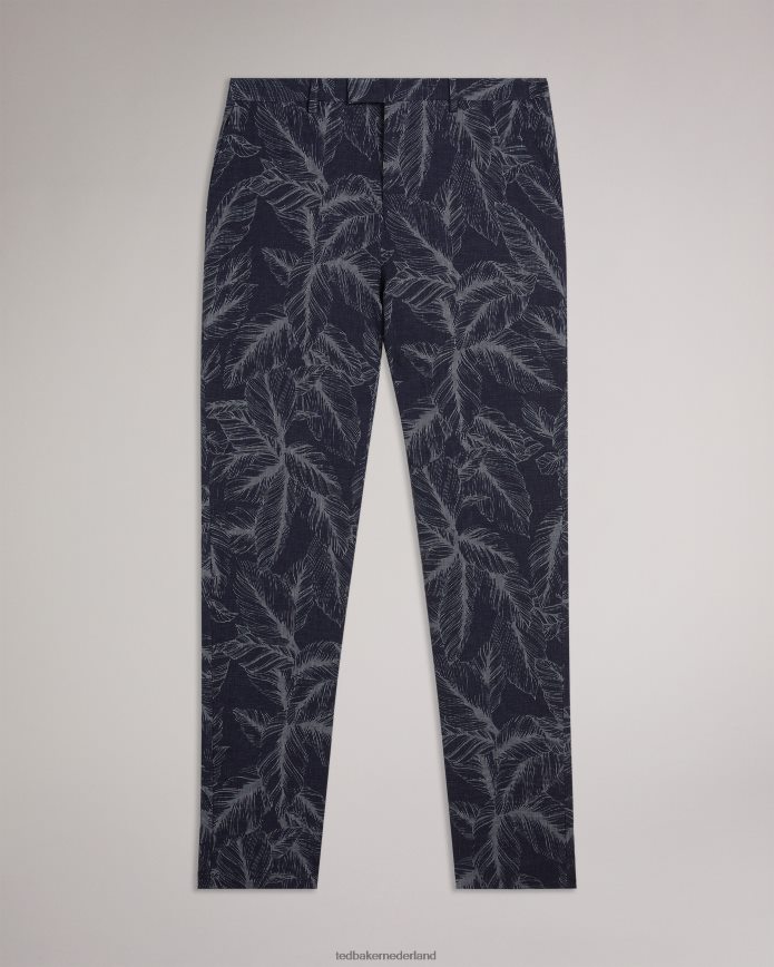 Ted Baker Postot Leaf pantalon marine kleding Heren 6R02N1604