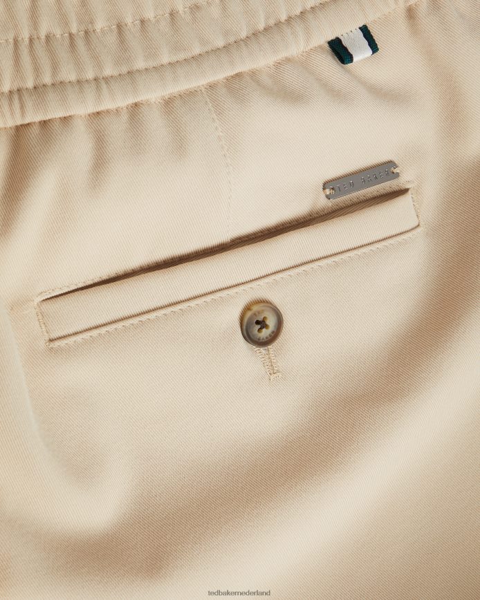 Ted Baker Rodny Irvine slim-fit elastische broek steen kleding Heren 6R02N1503