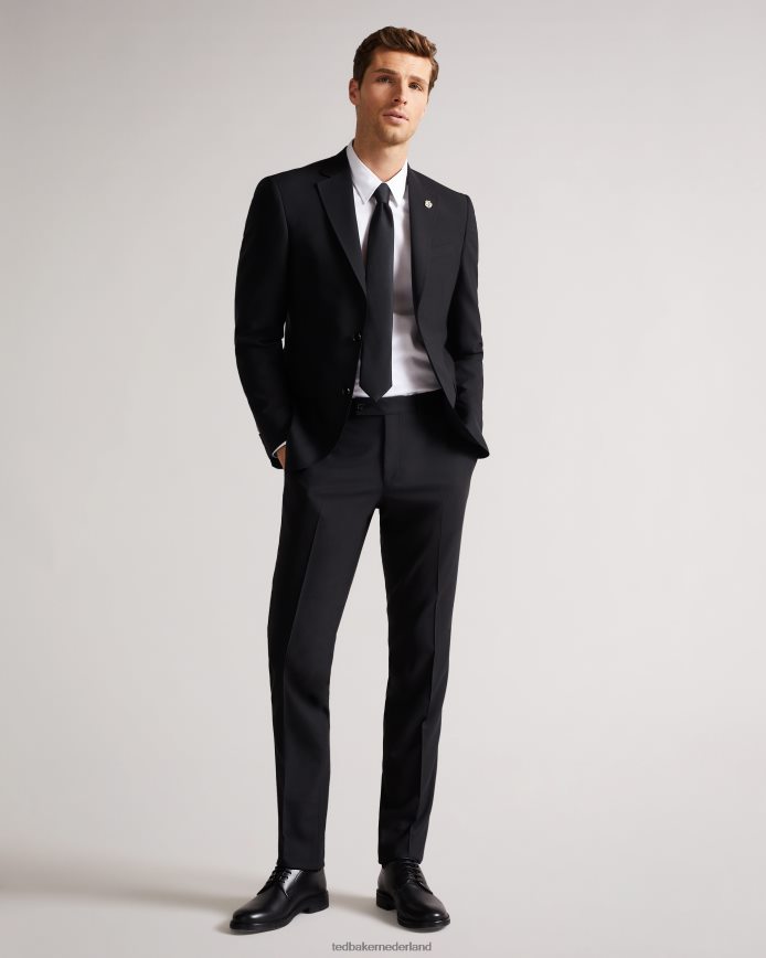 Ted Baker jvtrsbl slim-fit pantalon zwart kleding Heren 6R02N1454