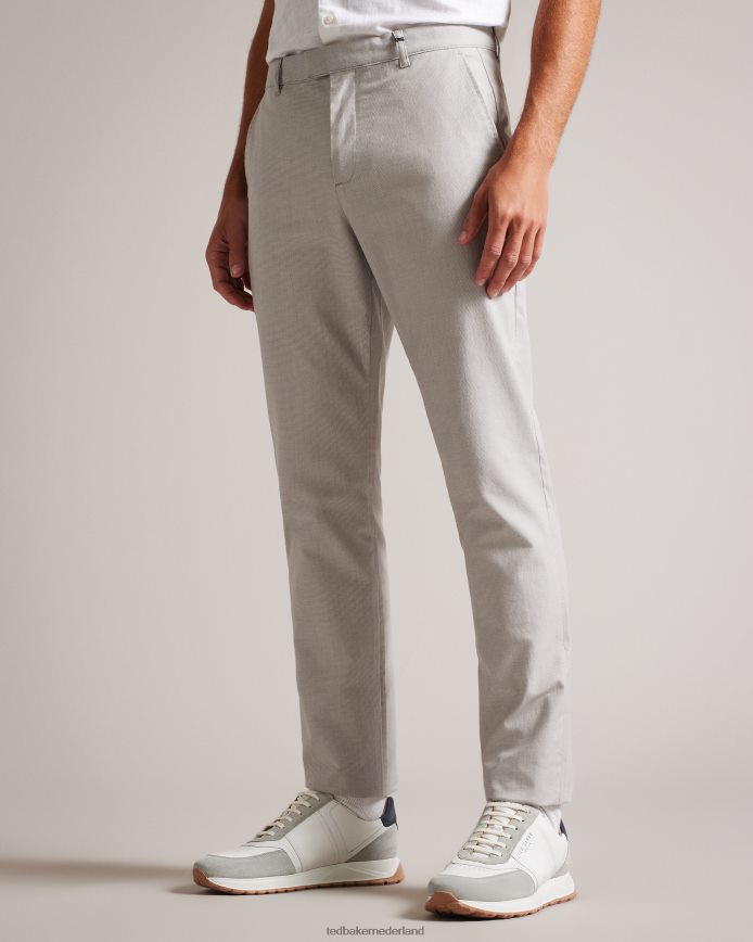 Ted Baker portmay slim-fit hondentandbroek grijs kleding Heren 6R02N1408