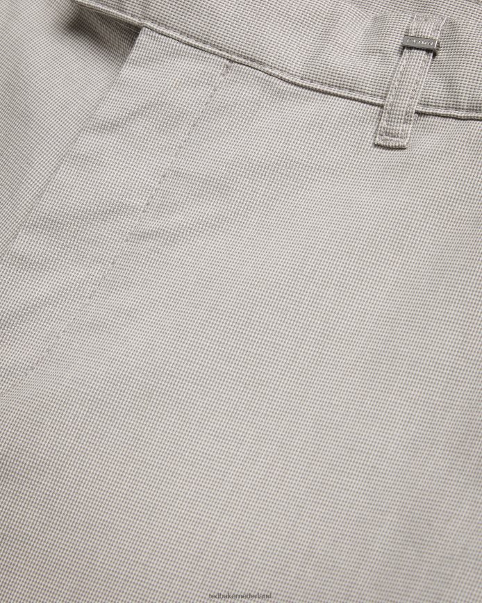 Ted Baker portmay slim-fit hondentandbroek grijs kleding Heren 6R02N1408