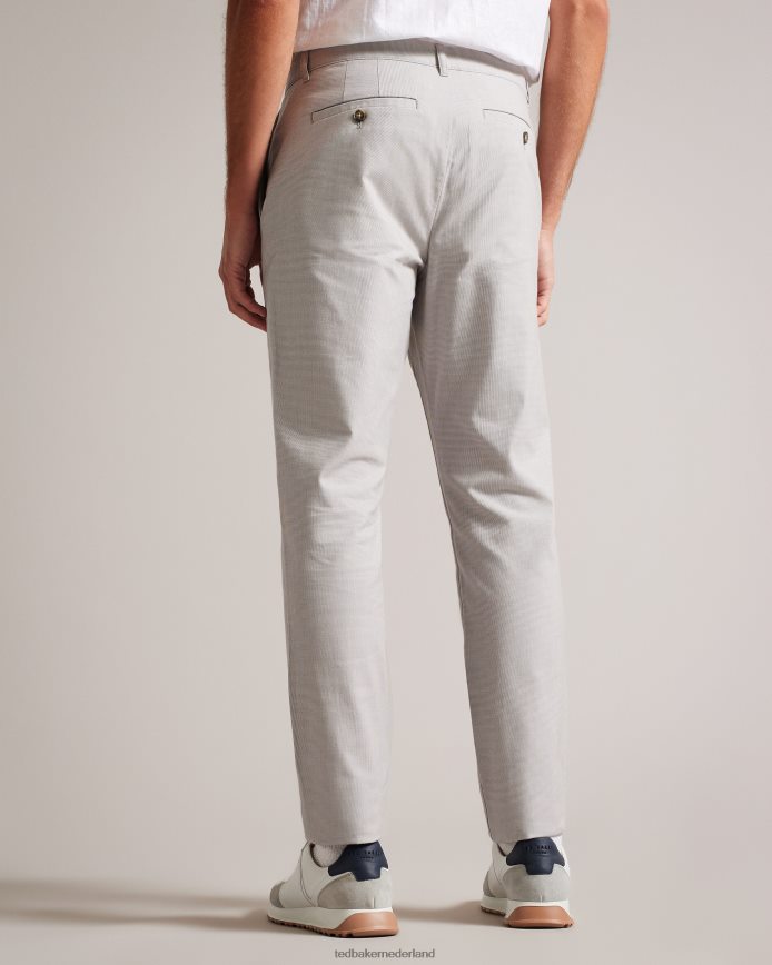 Ted Baker portmay slim-fit hondentandbroek grijs kleding Heren 6R02N1408