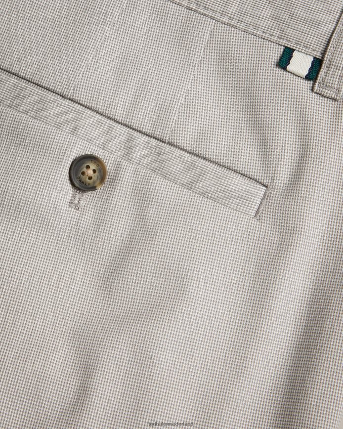 Ted Baker portmay slim-fit hondentandbroek grijs kleding Heren 6R02N1408