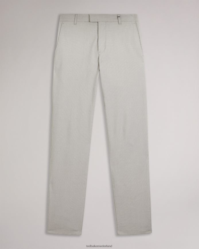 Ted Baker portmay slim-fit hondentandbroek grijs kleding Heren 6R02N1408