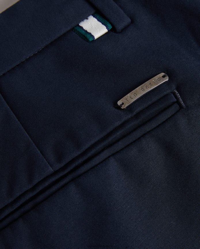 Ted Baker Lenard Irvine slim-fit nette chino marine kleding Heren 6R02N1383