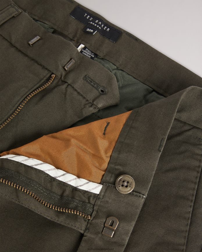 Ted Baker genay slanke chino khaki kleding Heren 6R02N1401
