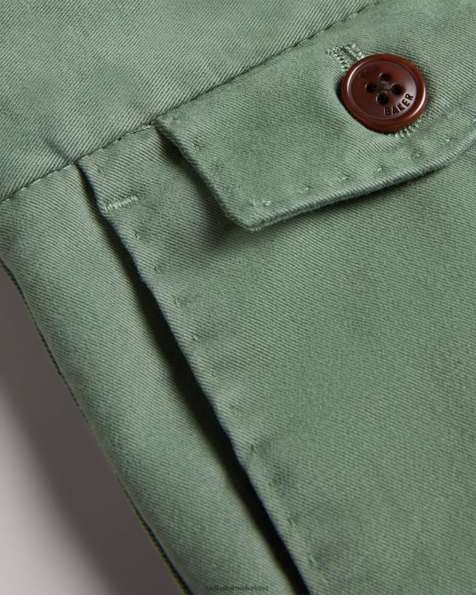 Ted Baker genay slanke chino olijf kleding Heren 6R02N1575