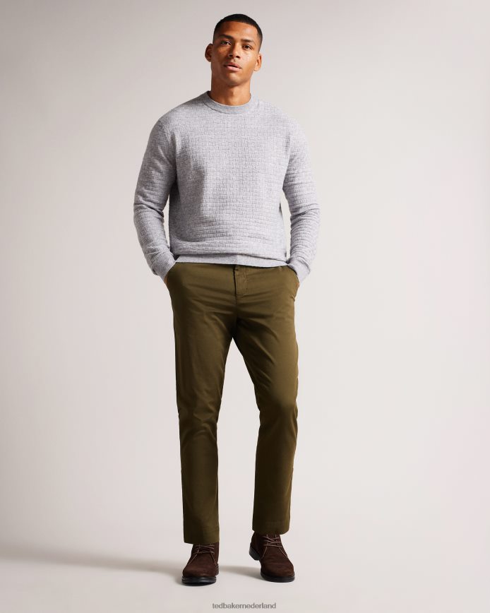 Ted Baker genbee casual relaxte chino khaki kleding Heren 6R02N1556