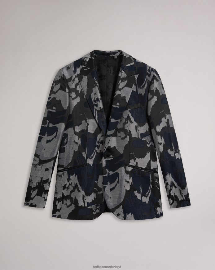 Ted Baker Diegan avondjasje met enkele rij knopen zwart kleding Heren 6R02N1218