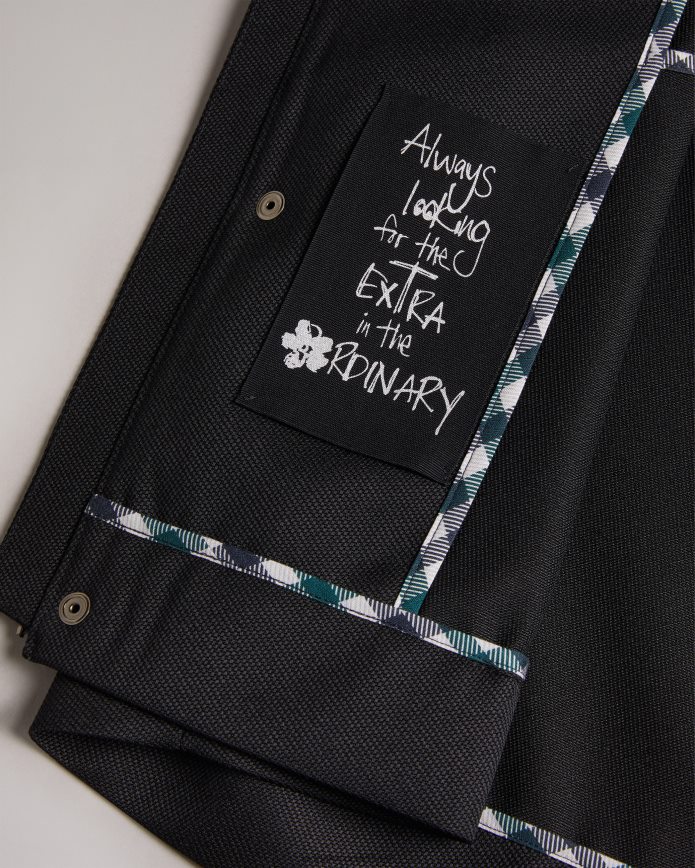 Ted Baker Filtyj wollen jack met raglanmouwen zwart kleding Heren 6R02N1212