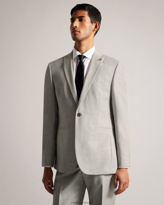 Ted Baker artimjr wollen gekruiste jas steen kleding Heren 6R02N1532