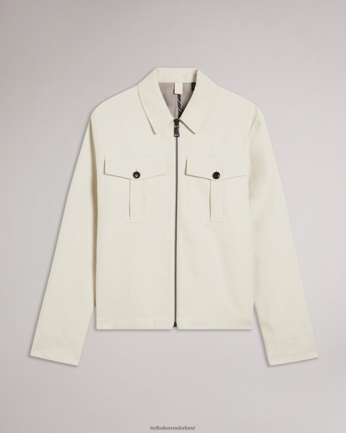 Ted Baker bodley dubbelzijdig kort jack ecru kleding Heren 6R02N1527