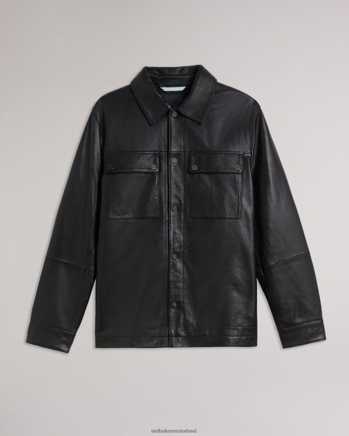 Ted Baker garry leren beugel zwart kleding Heren 6R02N1516