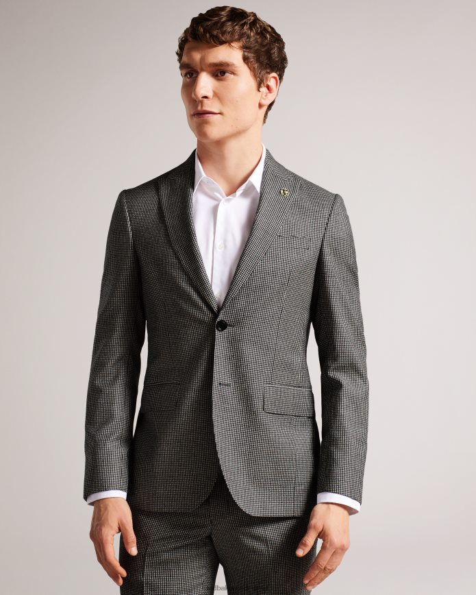 Ted Baker jvcjj mono geruit colbert zwart kleding Heren 6R02N1580